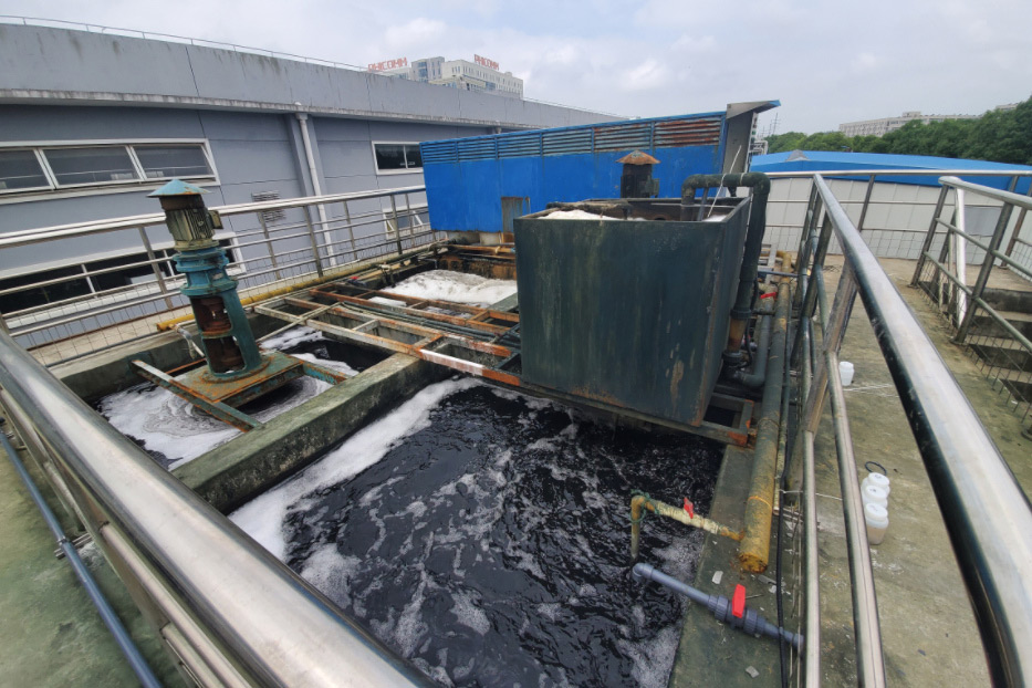 (图:南辉水处理消泡剂在电厂废水中应用)